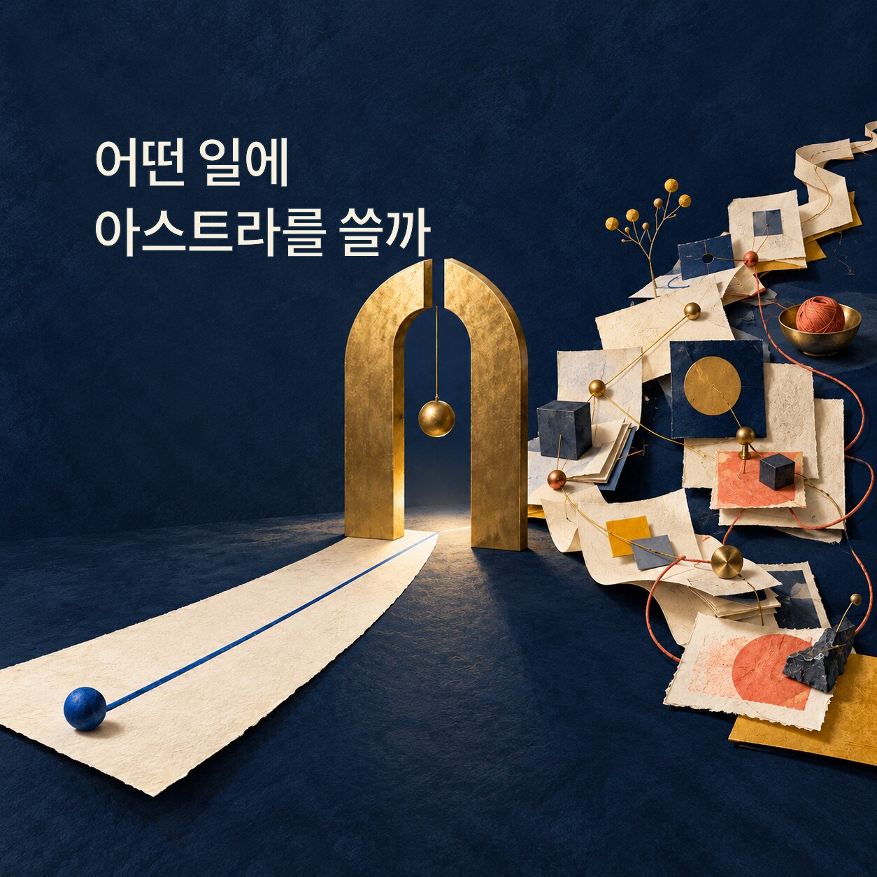 단순한 작업과 여러 단계가 얽힌 작업 사이에서 GPT-6 Astra 사용 시점을 고르는 편집 일러스트